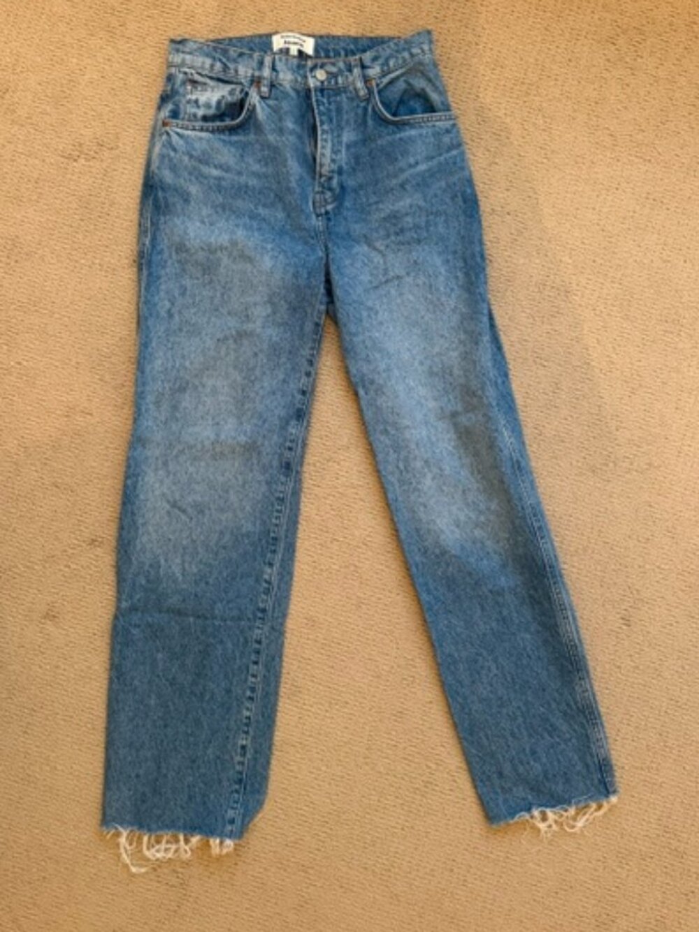 Reformation Val 90s Mid Rise Straight Jeans